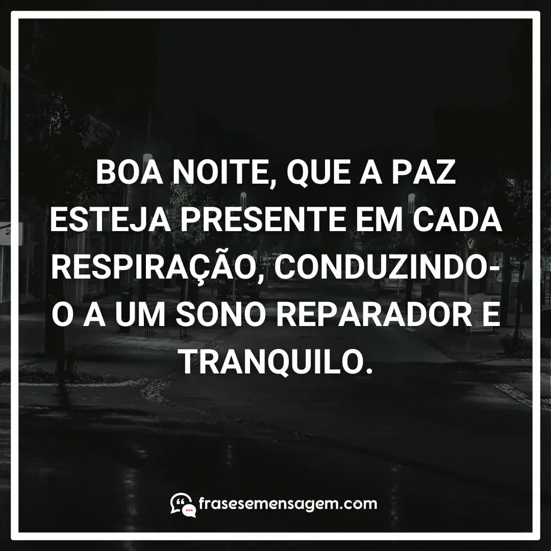 imagem mostrando frases de boa noite