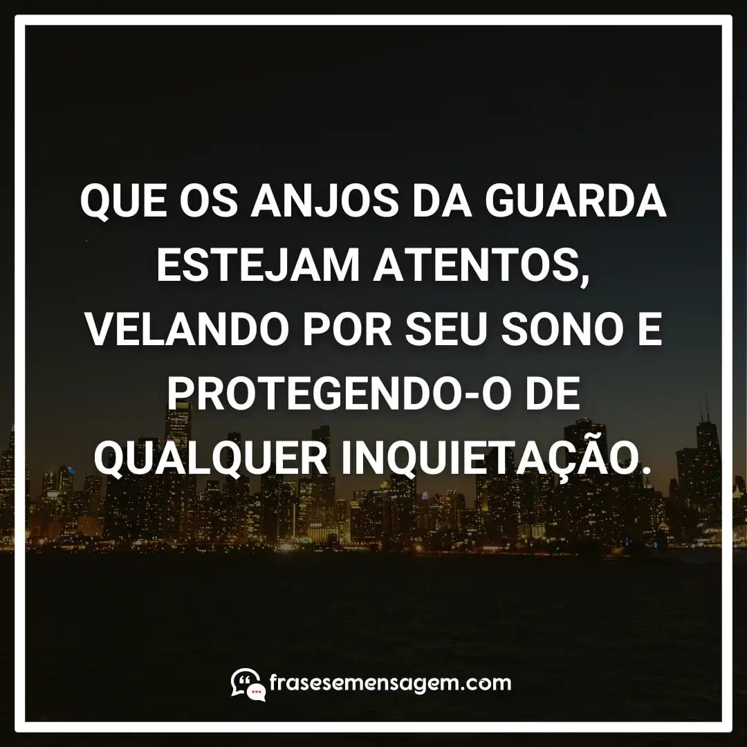 imagem mostrando frases de boa noite