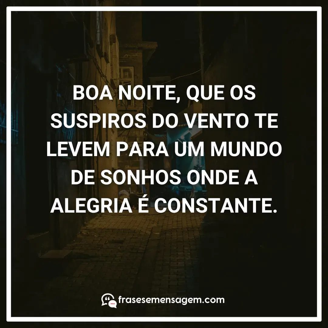 imagem mostrando frases de boa noite