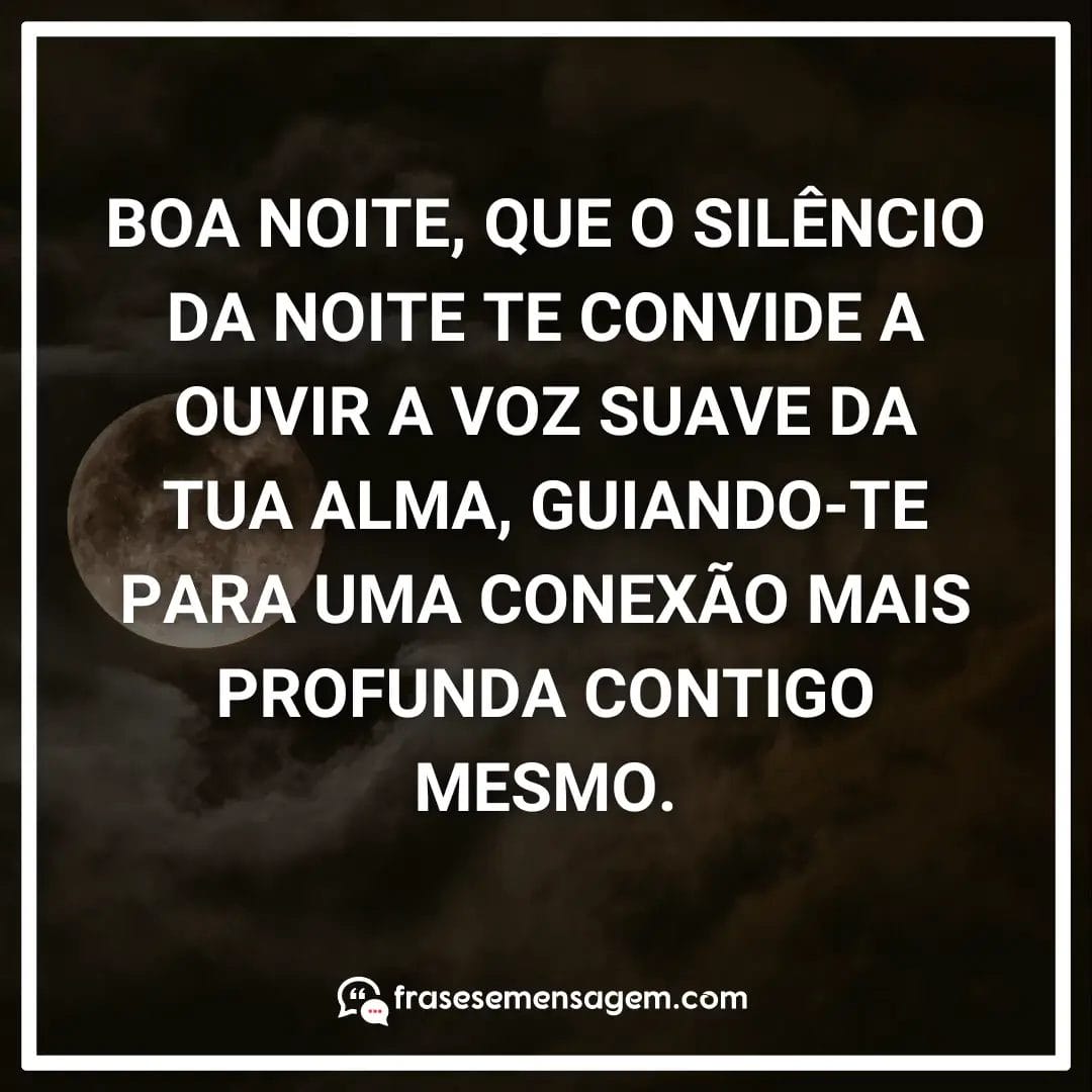 imagem mostrando frases de boa noite