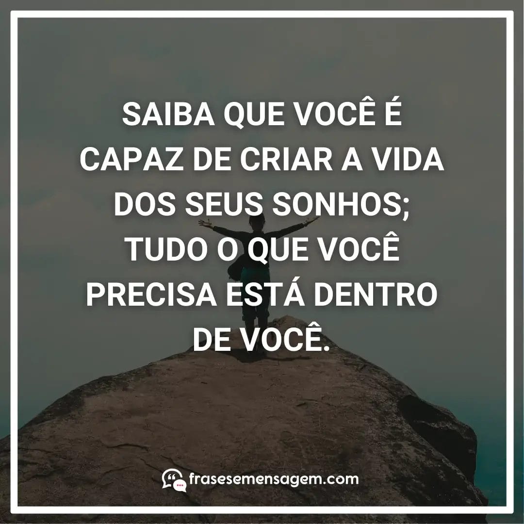 imagem mostrando frases motivacionais curtas