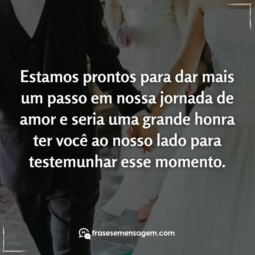 imagem mostrando frases convite de casamento