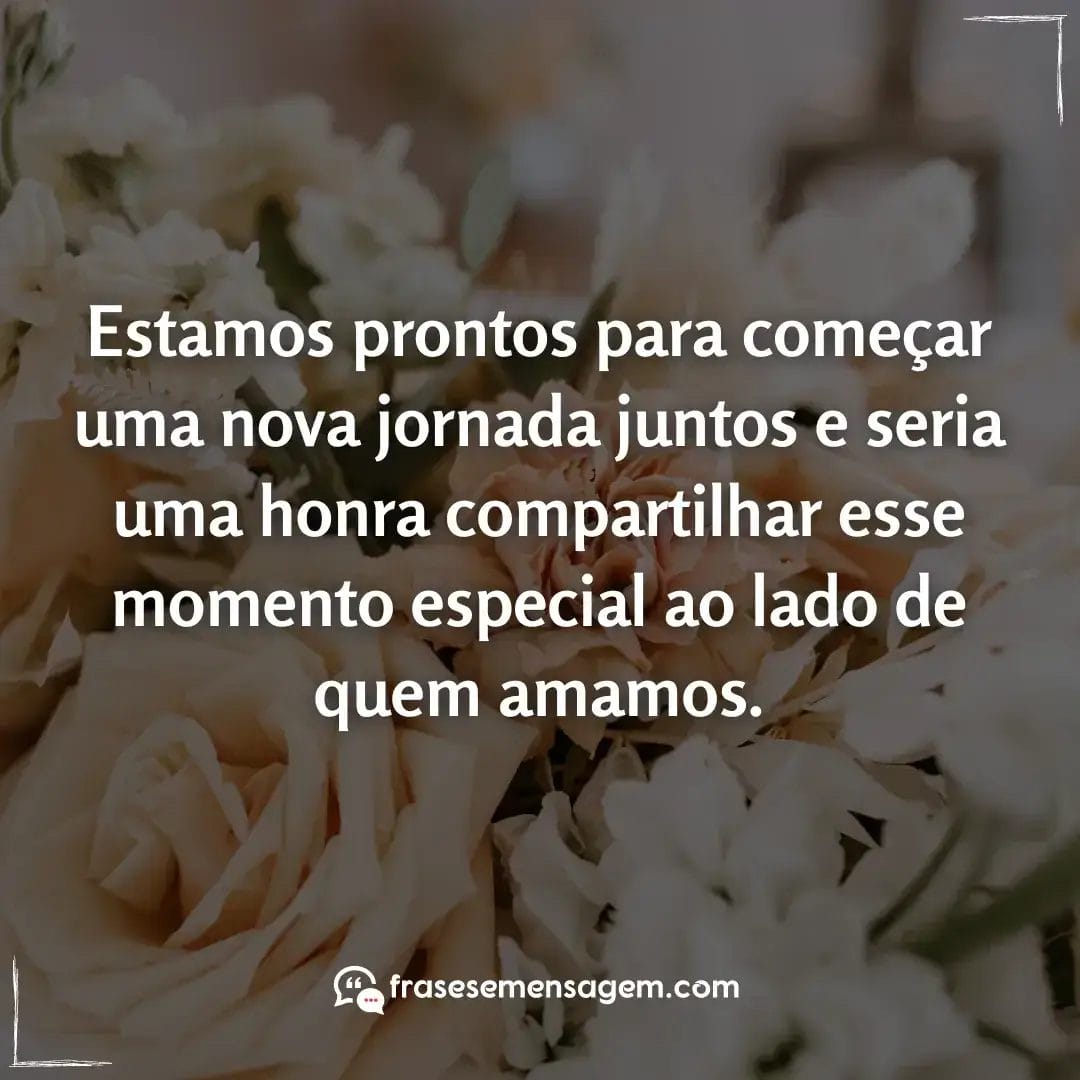 imagem mostrando frases convite de casamento