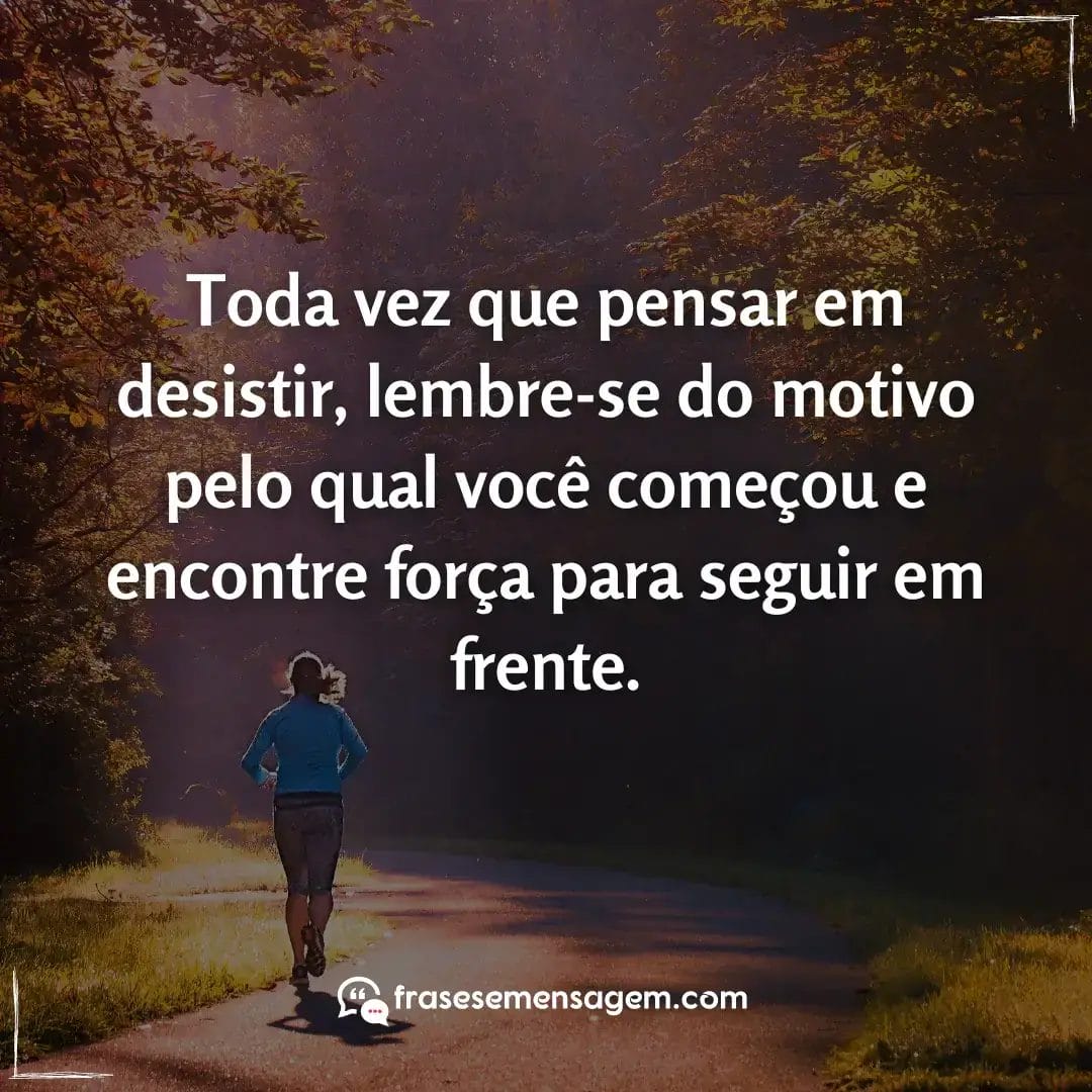 imagem mostrando frases corrida motivação