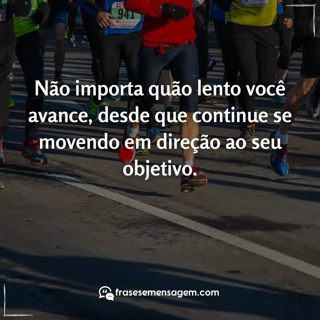 imagem mostrando frases corrida motivação