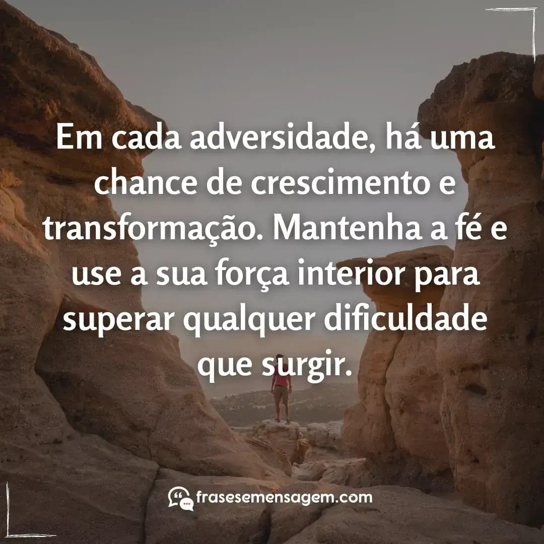 imagem mostrando frases de superação