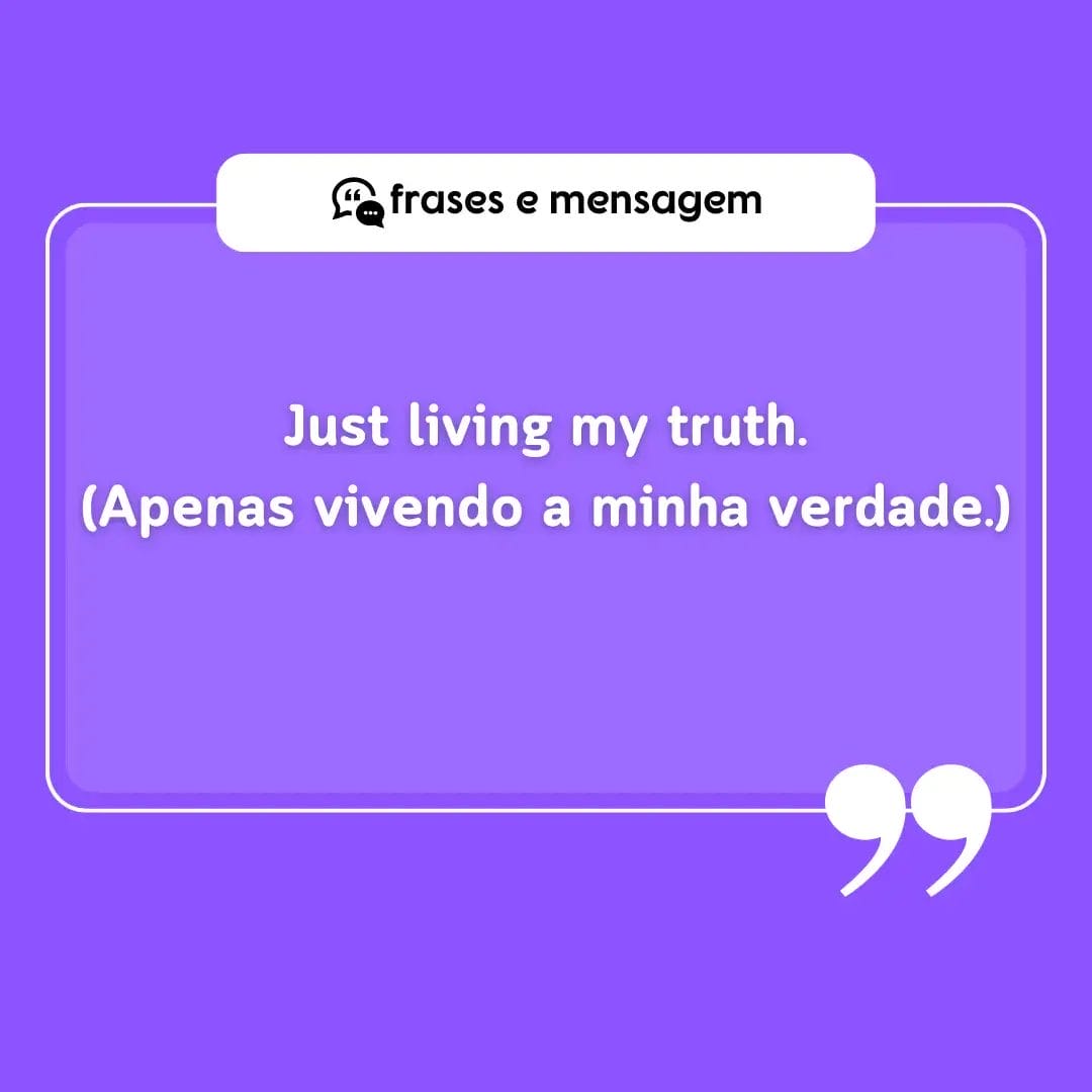 imagem mostrando frases em inglês para bio