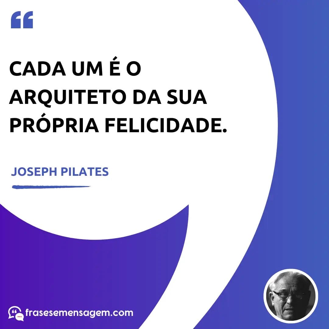 imagem mostrando frases joseph pilates