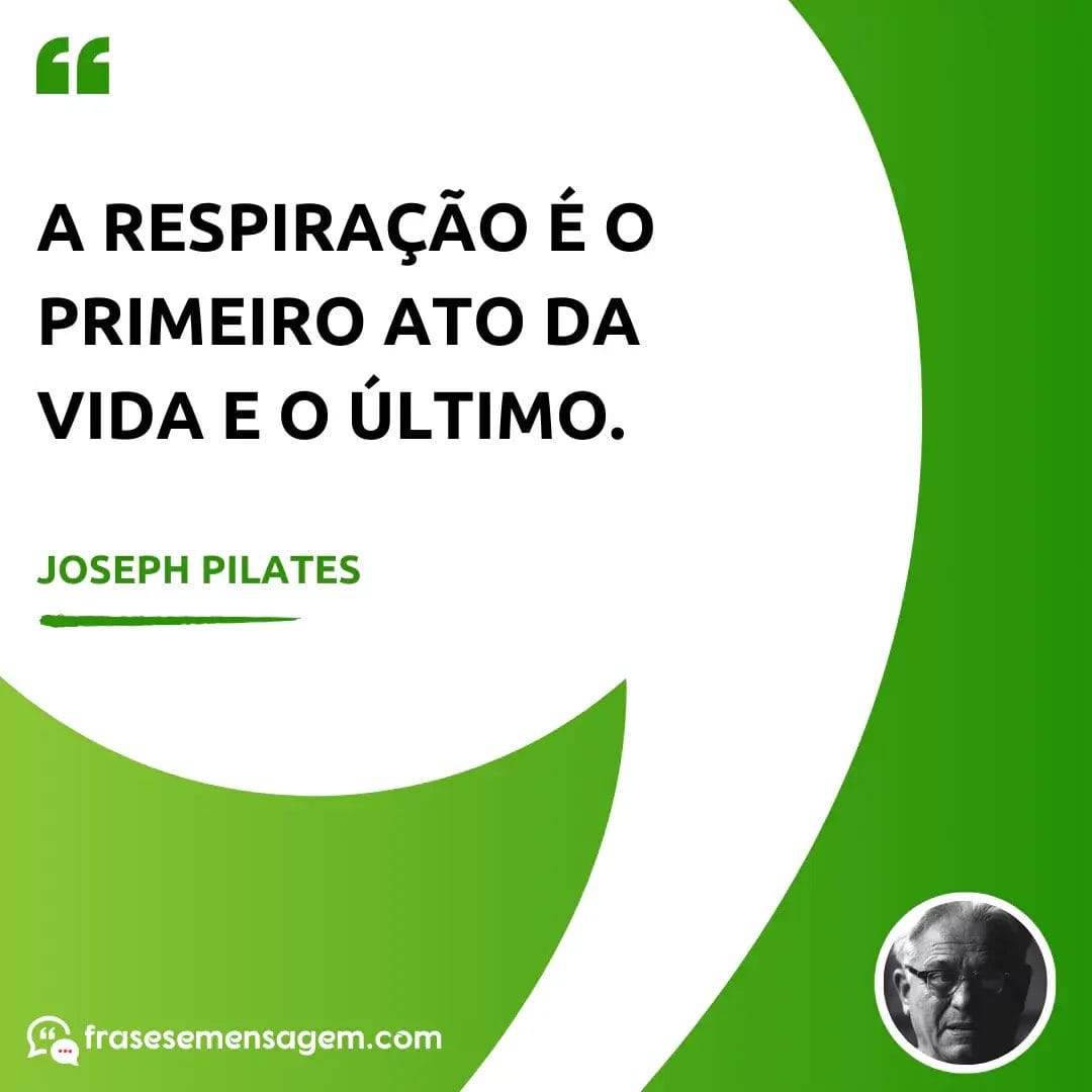 imagem mostrando frases joseph pilates