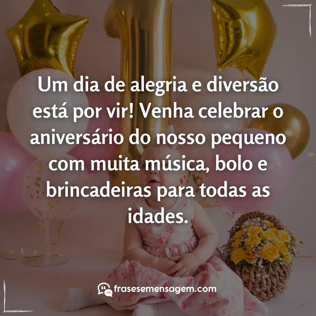 imagem mostrando frases para convite de aniversário